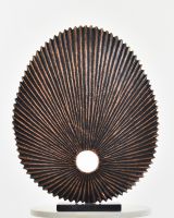 Seashell Inspired Cast Aluminium Home Sculpture main image