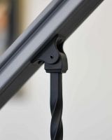 Close-Up of Adjustable Rake Brackets