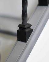 Close-Up of Fixed Rake Brackets