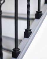 Close-Up of Fixed Rake Brackets