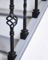 Close-Up of Fixed Rake Brackets Close-Up of Fixed Rake Brackets