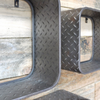 Close-up of the Finish on the Shelves Close-up of the Finish on the Shelves