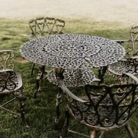 Close up of Matching Table Close up of Matching Table