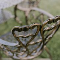 Close up of Heart Backrest Detailing 