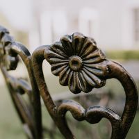 Antique Bronze Daisy Embellishment  Antique Bronze Daisy Embellishment