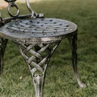 Close up of Lattice Design on Chair  Close up of Lattice Design on Chair