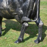 Rear view of "Daisy" Dairy Cow Sculpture 