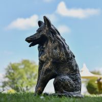 Sitting Fox Garden Sculpture 