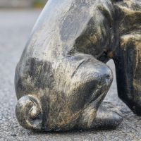 Rear view of Bulldog Sculpture  Rear view of Bulldog Sculpture