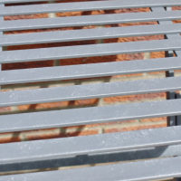 "Shabby chic" grey finish on the table set "Shabby chic" grey finish on the table set