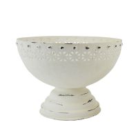 Shabby Chic White Fruit Bowl Shabby Chic White Fruit Bowl