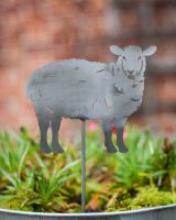 Sheep Artistic Plant Pot Spike - Set of Two