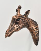 Bronze Aluminium Giraffe Head Wall Bust Bronze Aluminium Giraffe Head Wall Bust