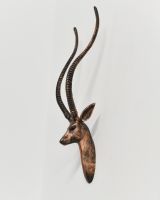 Bronze & Copper Antelope Wall Bust Side On