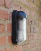 Side Of The Contemporary Black Hurley Wall Light 