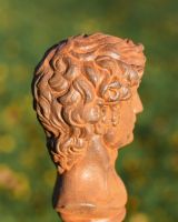 Side Profile of rustic statue 