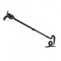 12" Black Cabin hook