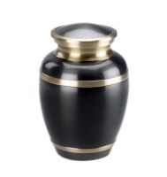 Silver and Gold Memorial Urn 