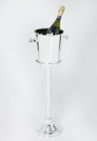 Highbury Court Genuine Silver Plated Deluxe Wine & Champagne cooler, with stand