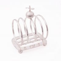 “Belaunay Breakfast” Silver Plated Toast Rack