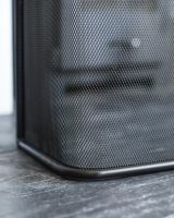 Close Up Of Simplistic Enclosed "Inclusum" Fire Guard Bottom Corner