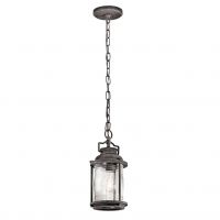  Single Aquatic Lantern Style Hanging Light Finished in a Rustic Finish