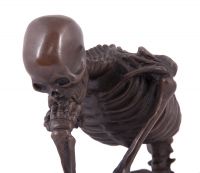 Pensive Skeleton Ornament 