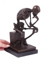 Pensive Skeleton Ornament 