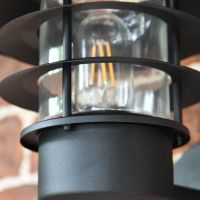 Close-up of the Contemporary Design on the Wall Light