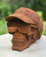 Cast Iron Skull in Shades Ornament
