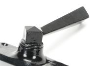 Midnight Black Lever Euro Door Handle Close Up