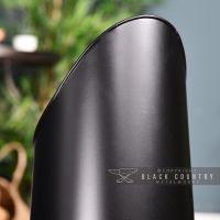 Close-up of the Black Finish on the Coal Hod