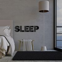 Black Metal Letters "SLEEP"