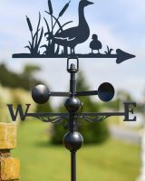 Close-Up of Directional Arms for Slim Steel Mother Duck & Duckling Weathervane Close-Up of Directional Arms for Slim Steel Mother Duck & Duckling Weathervane