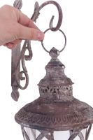 “Oakwells Avenue” Hanging Garden Hurricane Lantern 