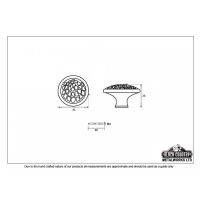 Small Beeswax Beaten Iron Cupboard Knob Dimensions Small Beeswax Beaten Iron Cupboard Knob Dimensions