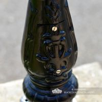 Close-up of the Inspection Chamber Door on the Post Close-up of the Inspection Chamber Door on the Post