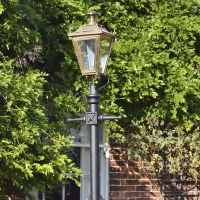 Antique Brass Dorchester Lamp Post & Lantern Set 2.3m Antique Brass Dorchester Lamp Post & Lantern Set 2.3m