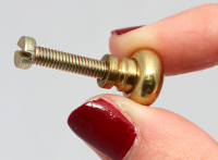 Cabinet Knob Brass Small