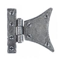 Small Pewter Half Butterfly Hinge Pair Small Pewter Half Butterfly Hinge Pair