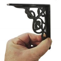 Trellis Iron Bracket To Size in hand Trellis Iron Bracket To Size in hand