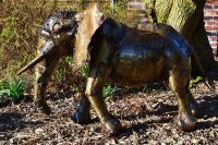 “Oteka” Elephant Calf Sculpture 