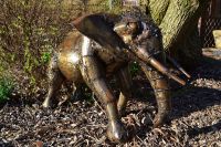 “Oteka” Elephant Calf Sculpture 