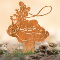 Rustic Smoking Caterpillar Silhouette Outdoors