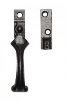 Smooth Black Cast Iron Window Fastener