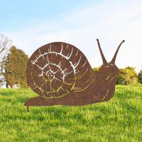 Rustic Snail Silhouette 