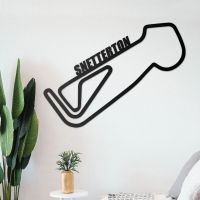 Snetterton Race Track Crated From Steel and Finished in Black Snetterton Race Track Crated From Steel and Finished in Black