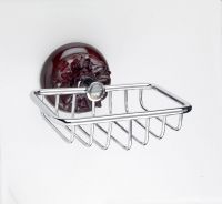 Tudor Rose Soap Basket Rosewood