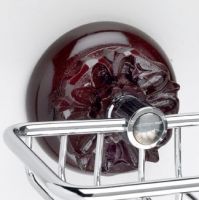 Tudor Rose Soap Basket Rosewood