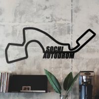 Sochi Autodrom Racing Circuit Wall Art in the Living Room